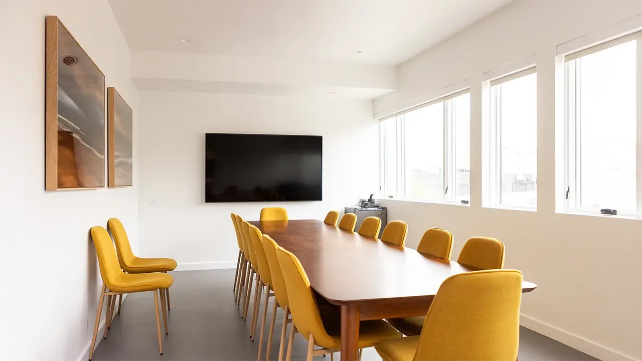 Frame Hotel — meeting room, ideal for team offsites and corporate retreats