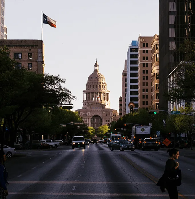 Austin sightseeing and skyline view