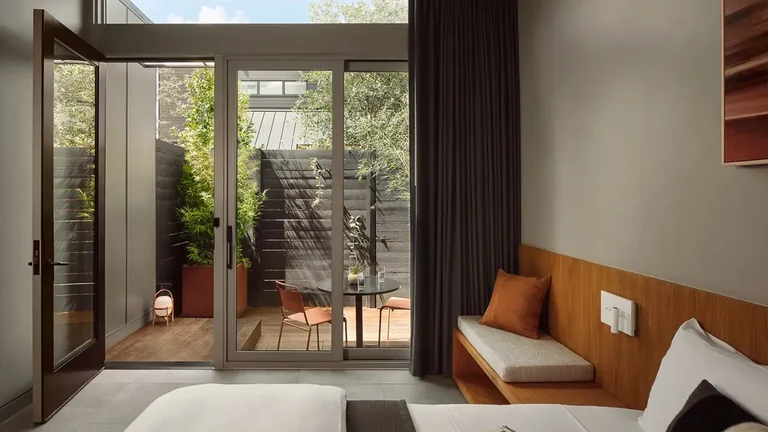 SoCo Bed to Private Patio